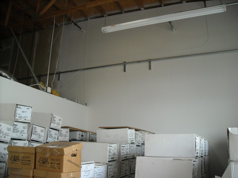 Run conduit for server room through wearhouse in sub panel in server room lake forest